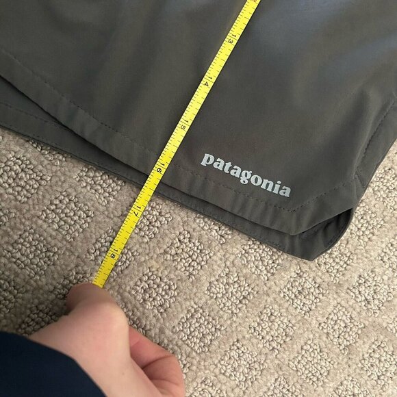 Patagonia Shorts Mens Medium M Active Gray Outdoors Drawstring Outdoor Hiking - Picture 9 of 9